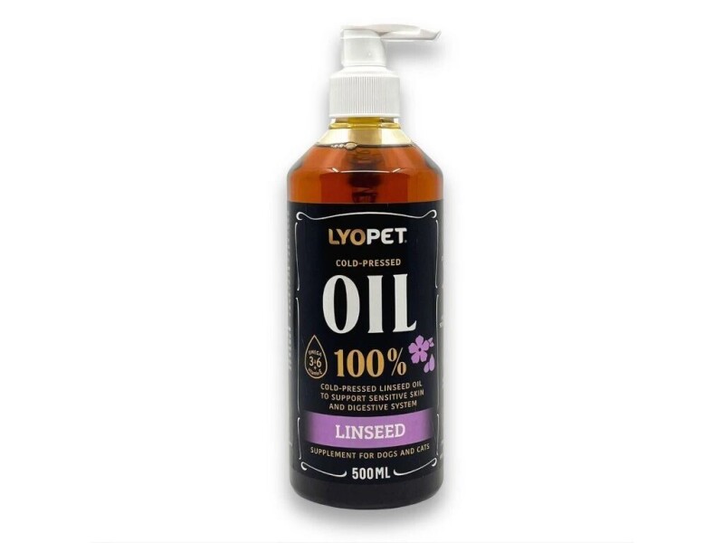 LYOPET Natural lněný olej 500ml